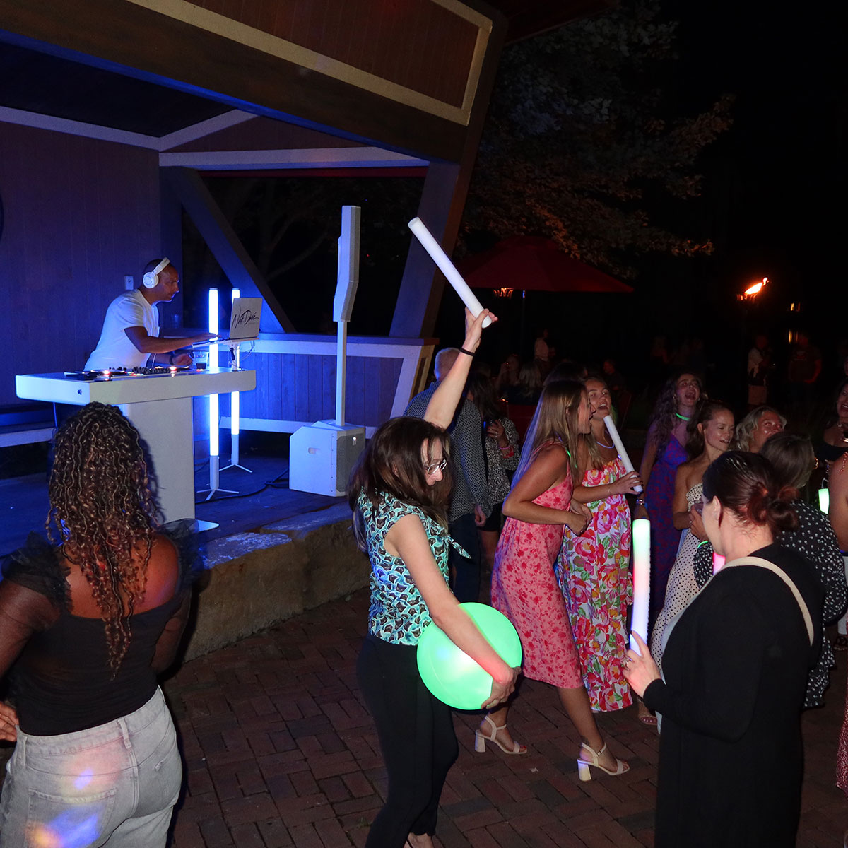 Piazza After Dark at Gervasi Vineyard